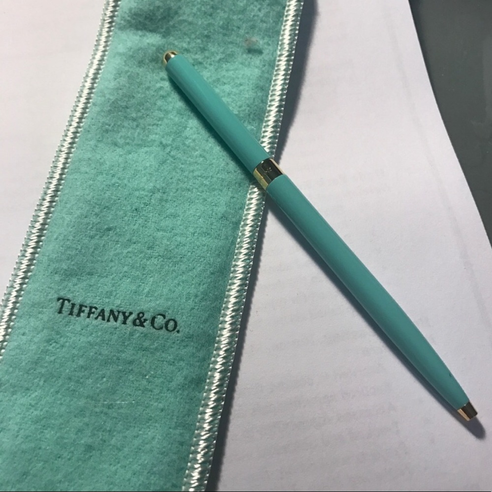 Tiffany & Co. baby blue retractable pen